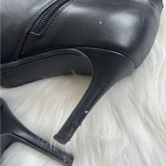 Black Ankle Boots Nine West 7 W - Picture 4 of 6